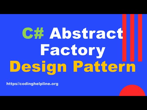 #Abstract #Factory Design Pattern - C# Object Oriented #Design #Patterns (Full Tutorial)