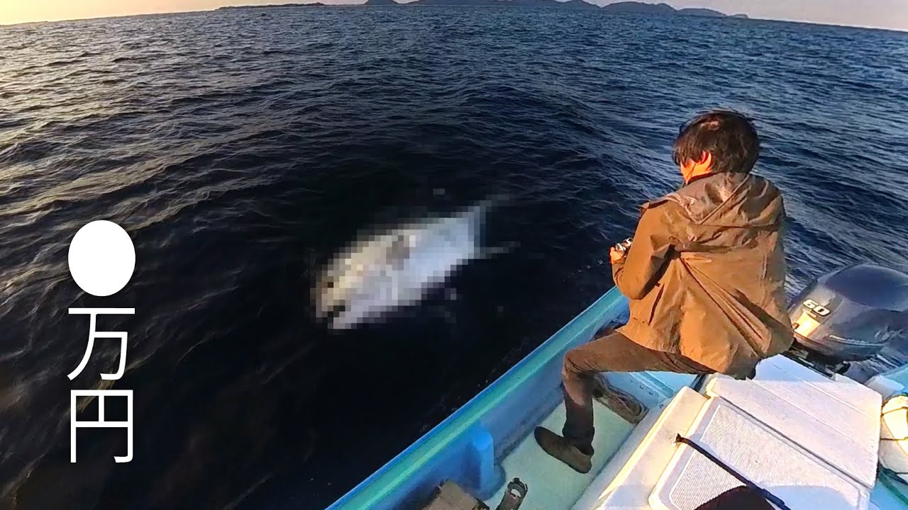 小舟だけど巨大魚が釣れたので漁協に売ったら驚きの金額に！