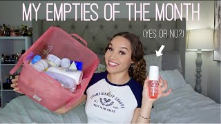 My Empty Hygiene Products Of The Month + REVIEWS!!