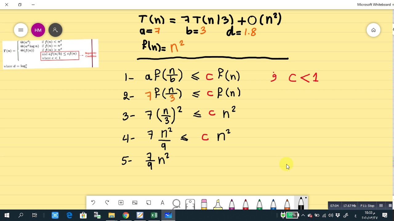 Algorithms-Lecture 03-Part 3-Master Method - YouTube