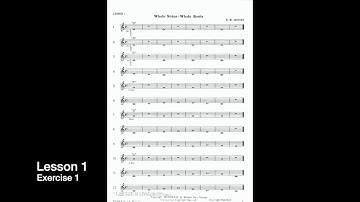 Rubank Elementary Method for Clarinet: Lesson 1