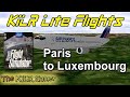 Flight Simulator 5.1 || Paris (LFPG) to Luxembourg City (ELLX) | Air France 737 || KILR Lite Flights
