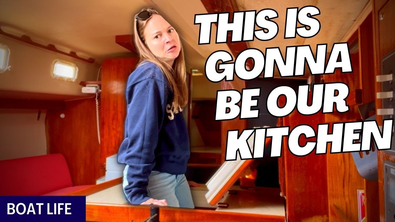 Fridge is HUGE | Tour Our Sailboat Galley | Boat Life