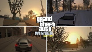 MODPACK!!! GTA SA WINTER EDITION | REALISTIC REDUX GRAPHIC | GTA SAN ANDREAS ANDROID screenshot 5