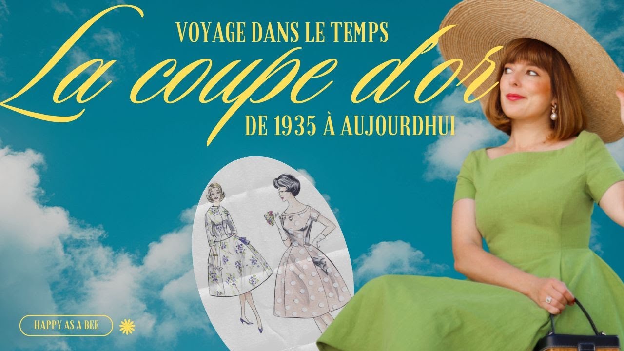 Couture vintage : venez coudre avec moi une robe des années 60 - Happy as a bee & la coupe d'or