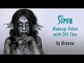 Siren Makeup Video with DIY Fins by Brenna