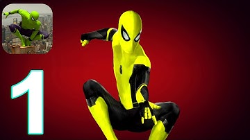 Super Flying Spider Fighting SuperHero Gameplay Walkthrough Part 1 (IOS/Android)