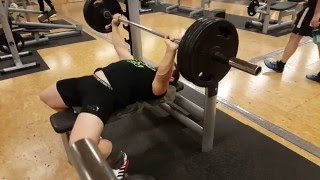 20161502 Barbell Bench Press 243 lbs x 11 Reps @8 RPE