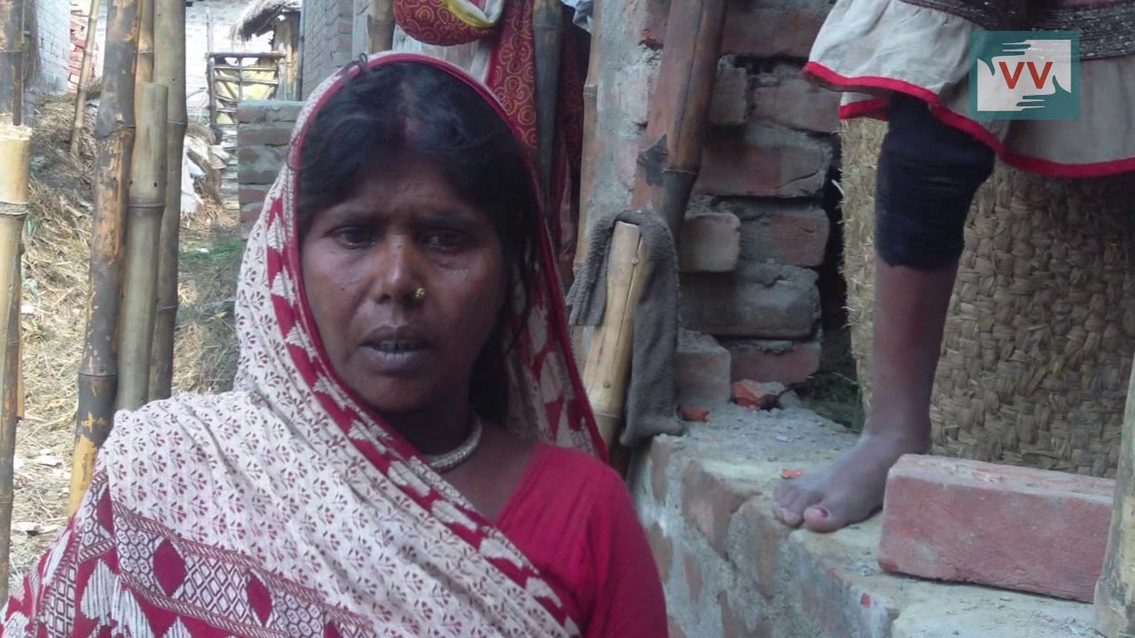 Blocked road in Kusahar village, Bihar | Rita Reports for IndiaUnheard