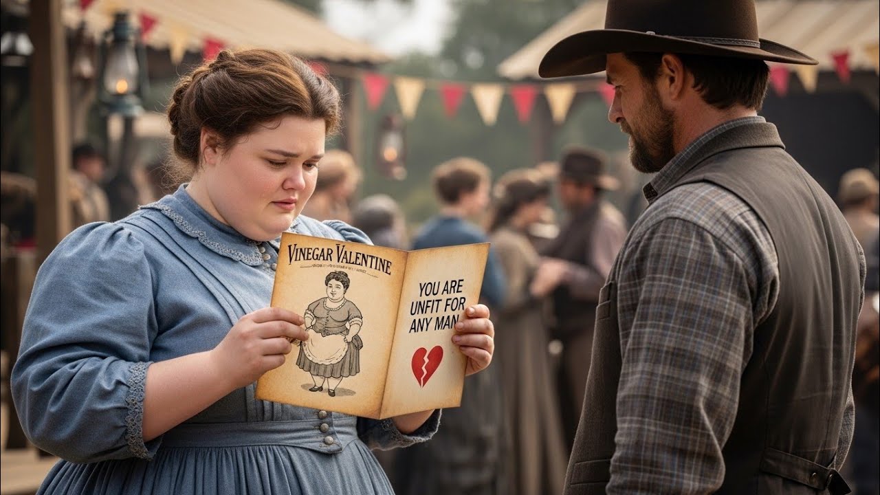 «No eres apta para ningún hombre»,decía su Vinegar Valentine—el vaquero respondió:«Eres perfecta par