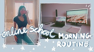 my productive morning routine as a UCI college student *online school edition*