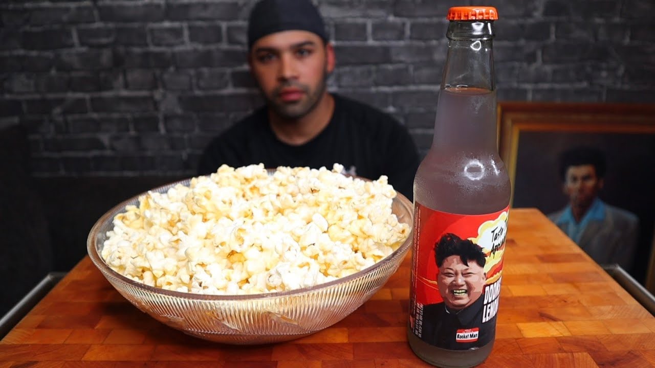 (ASMR) DOOMSDAY LEMONADE AND POPCORN REVIEW/RAMBLE 