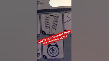 How to Hang Christmas Lights with Command Strips | Easy Step-by-Step - Part 1