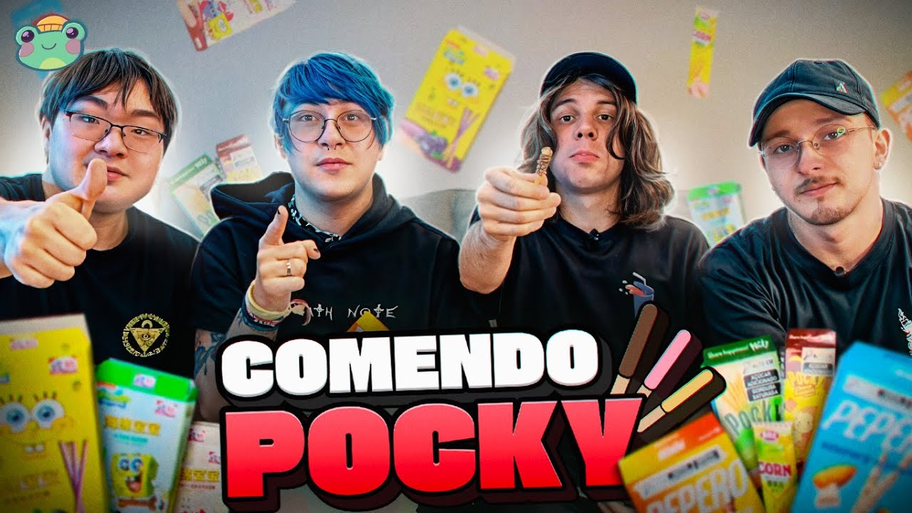 EXPERIMENTANDO MUITOS SABORES DE POCKY