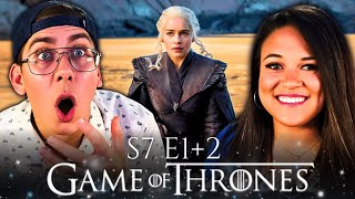 Dragonstone & Stormborn! GAME OF THRONES 7x1 7x2 [REACTION] First Time Watching!