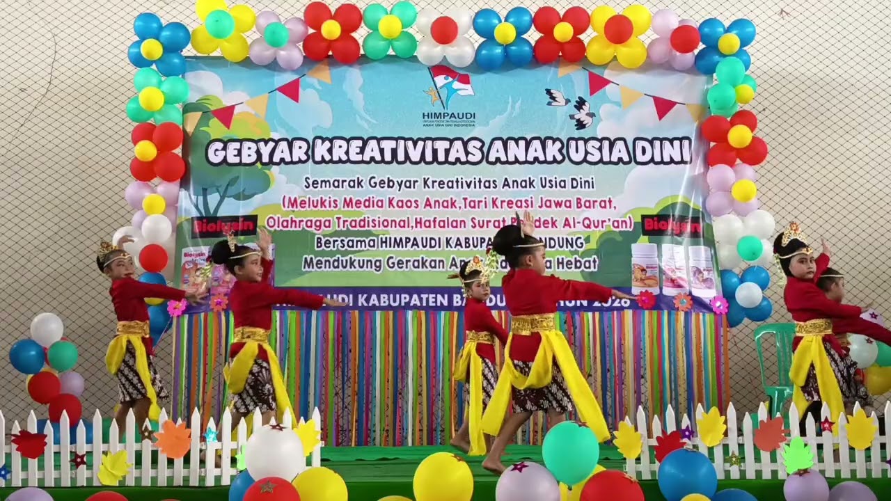 Tari kreasi Mojang Priangan Gebyar HIMPAUDI Kecamatan Arjasari Peserta No 15