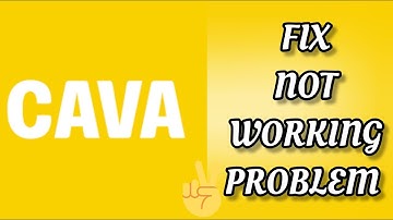 Fix CAVA App Not working(Not open) Problem|| TECH SOLUTIONS BAR