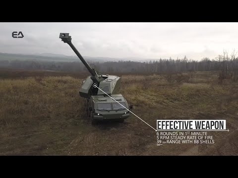 Excalibur Army - Czech Slovak 155mm Dita Self-Propelled Howitzer [1080p] @arronlee33