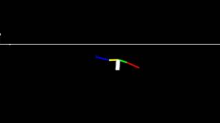 A five-link 2D brachiating ape model with life-like zero-energy-cost motions
