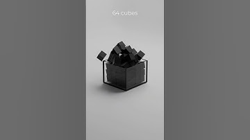 cubes in blender  #3danimation #blender #3dart #simulation #viral #fyp #trending
