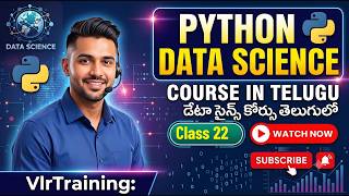 Python Data Science in Telugu Class 22 by Balaji VlrTraining Learn Python for Data Science