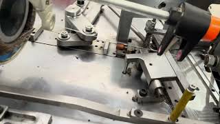 Mini Cooking Oil Tag Punching Threader Stringing Knotting Machine with Elastic Cord