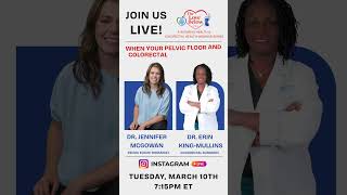 Pelvic Floor Problems & Bowel Health | IG Live Tomorrow with Pelvic Floor Therapist, Dr. Jen McGowan