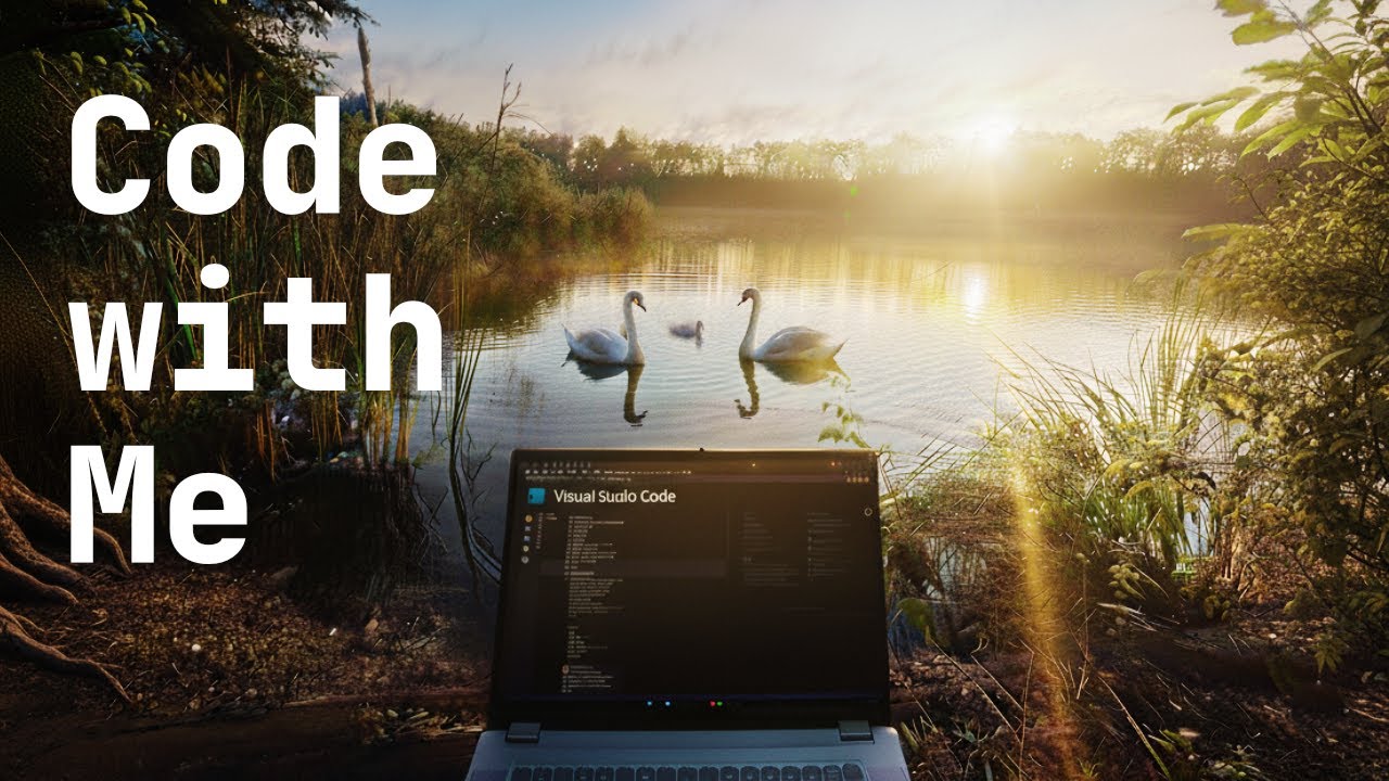 Code with Me & Swans | Work With Me | ASMR Programming at Dawn + Nature Sounds