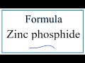 Zinc Phosphide Chemistry Concepts