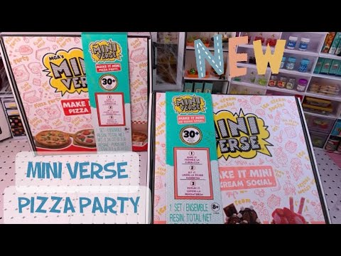 Lets check out the new @Miniverse make it mini pizza party! #mini #ver