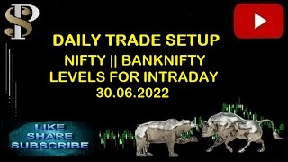 Nifty and Bank Nifty Analysis for 30 JUNE 2022||HISTORY ALWAYS REPEATS||DAILY TRADE SETUP||EPISODE 2