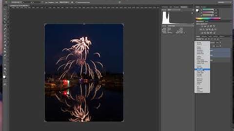 Blending Fireworks Images in Photoshop