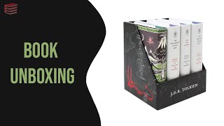 The Middle earth Treasury Collection 4 Books Box Set By J. R. R. Tolkien Hobbit - Book Unboxing