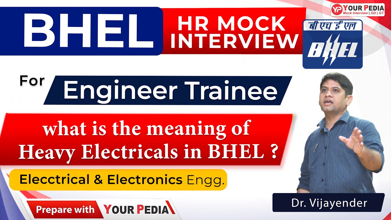 BHEL HR Mock Interview For Engineer Trainee | BHEL Interview preparation & Guidance with YourPedia