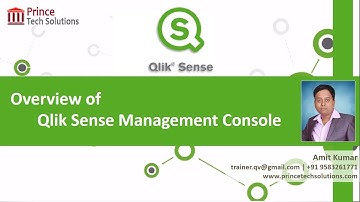 Qlik Sense Tutorial | Overview of Qlik sense Management Console