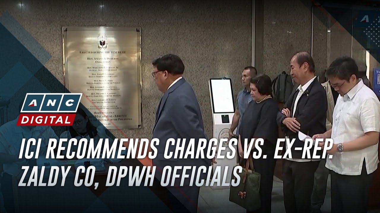 ICI recommends charges vs. ex-Rep. Zaldy Co, DPWH officials | ANC