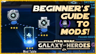 Beginner's Guide To Mods in Star Wars Galaxy of Heroes - What Do You Do With These Things?