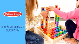 Melissa & Doug Bead Sequencing Set Classic Toy