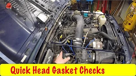 Blown HeadGasket Quick Easy Checks