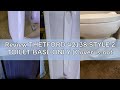 Review THETFORD 42138 STYLE 2 TOILET BASE ONLY (Cover is not included)