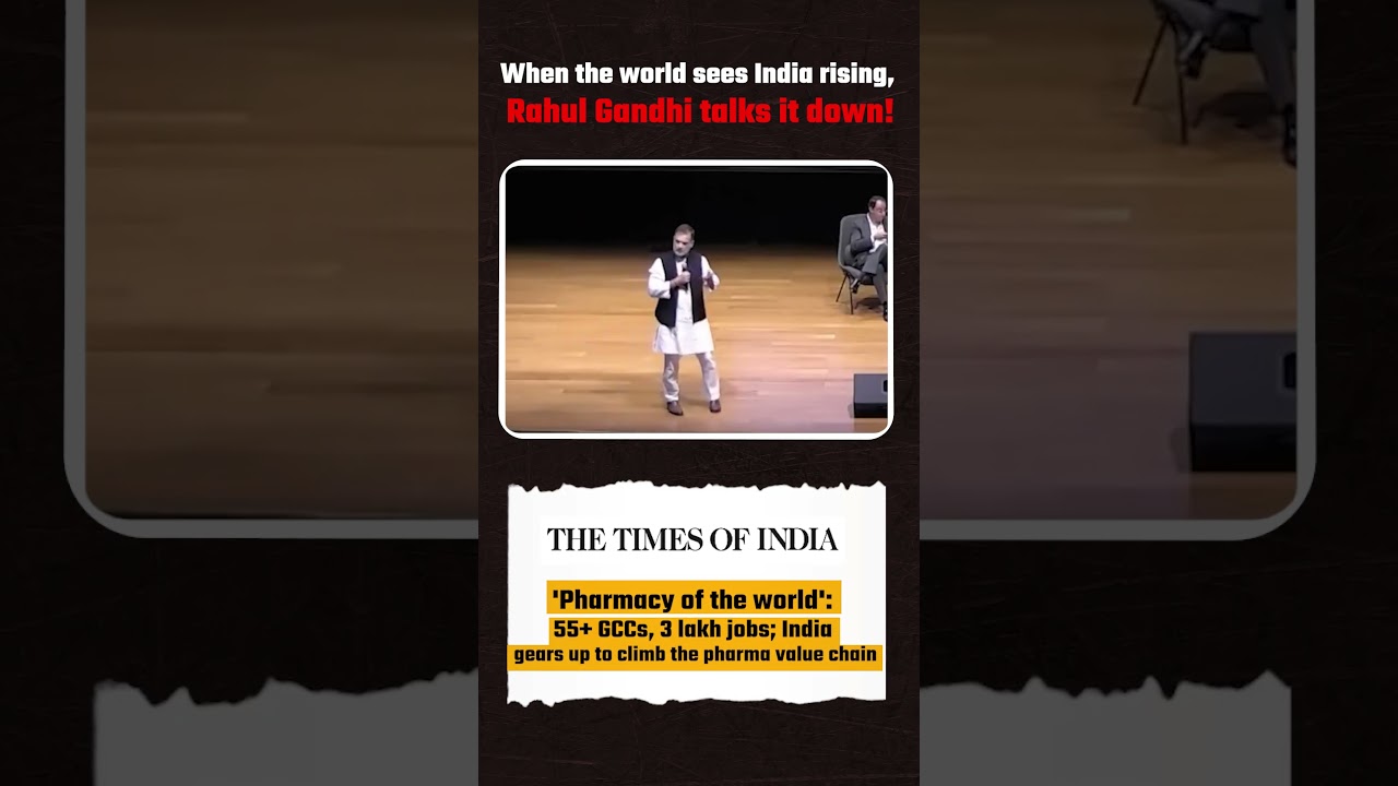When the World Applauds India’s Rise, Rahul Gandhi Talks It Down | UPI & AI Leading the Future