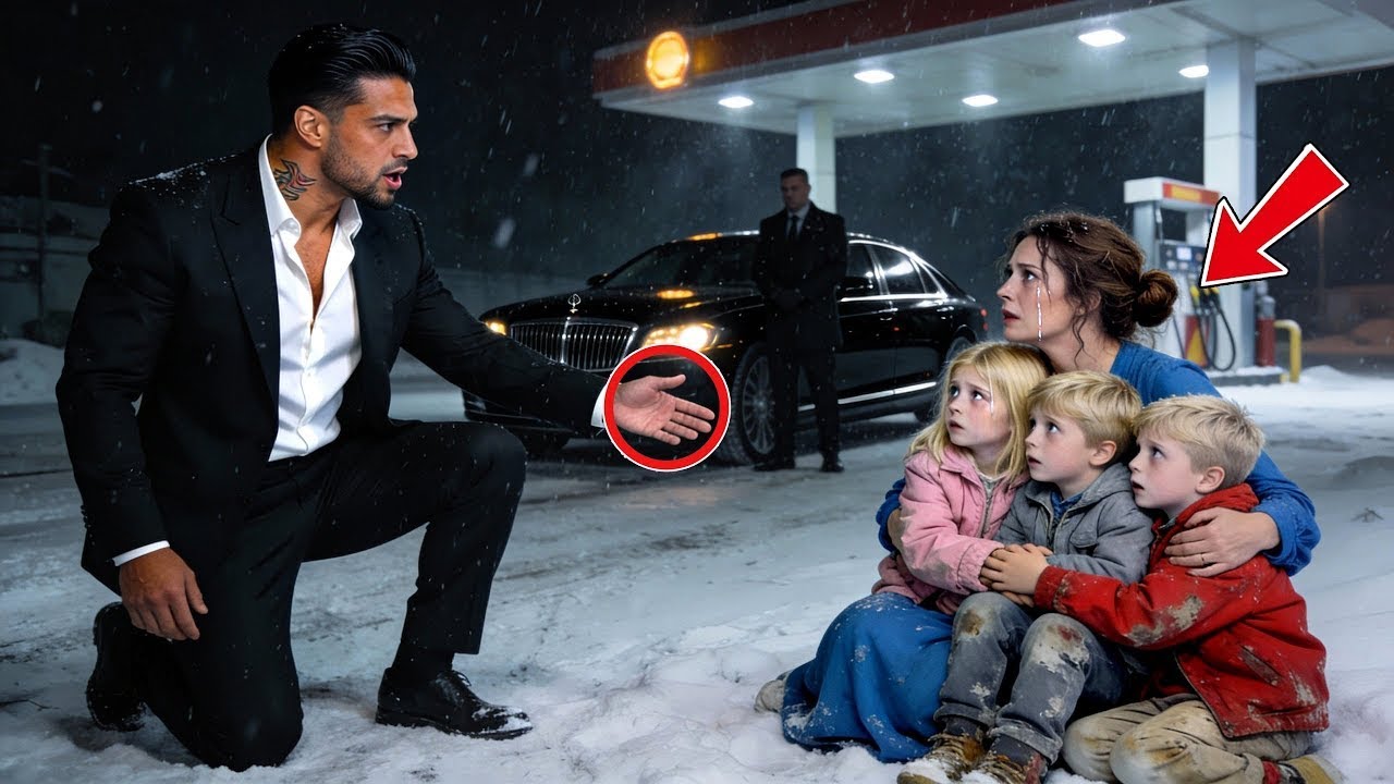 Bondadoso Jefe de la Mafia Rescata a Viuda Pobre y Niños del Peligro — Esto Tocará Tu Corazón