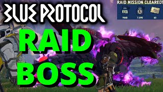 Blue Protocol illustre son gameplay : donjon, raid et world boss