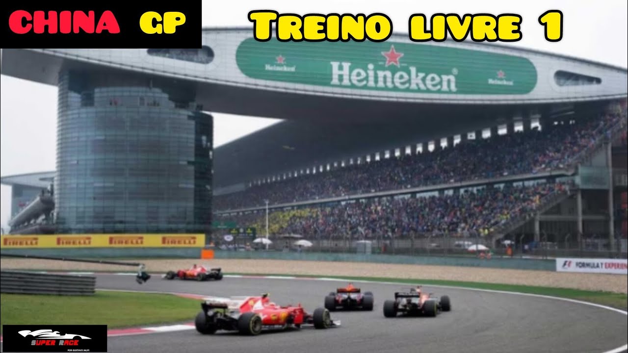 LIVE GP da China - Treino Livre 1 #formula1