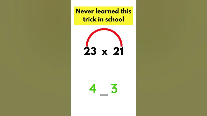 Fast Multiplication Tricks 2 Digit Numbers