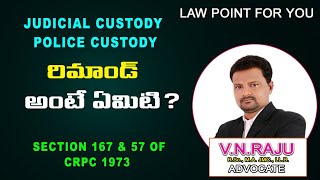 JUDICIAL REMAND IN TELUGU || LAW POINT FOR YOU || ADVOCATE RAJU || VIJAYAWADA || 86860 38359