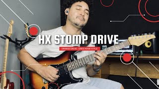 HX Stomp/Helix - Greg Howe Style Drive - Jocélio Silva - Guitar Backing Track Jam