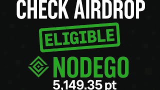 Kitne Nodego points mile hai check kare | Nodego Airdrop check is live | Nodego update