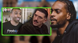 Andrew Schulz CAUGHT LYING and FREAKING OUT On Fresh & Fit Myron Editors | Mryon DUCKING Fades