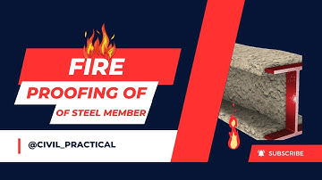 Fire Proofing of steel member| fireproof coating for steel structure| #construction #fire